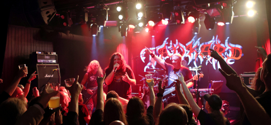 Tankard at the opening gig in Helsinki Tankard at the opening gig in Helsinki