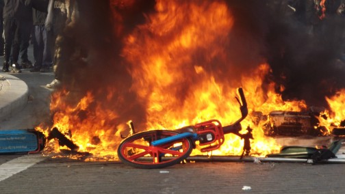 Débordements lors de la manifestation du 17 octobre 2026 à Bordeaux.